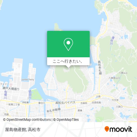 屋島物産館地図