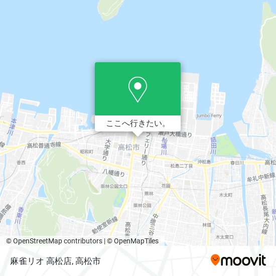 麻雀リオ 高松店地図