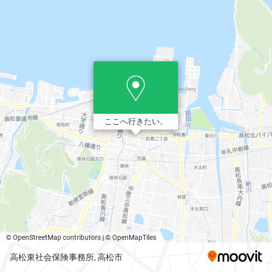 高松東社会保険事務所地図