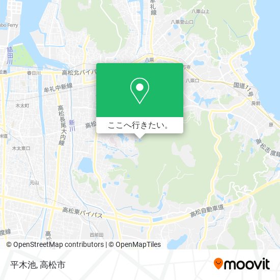 平木池地図