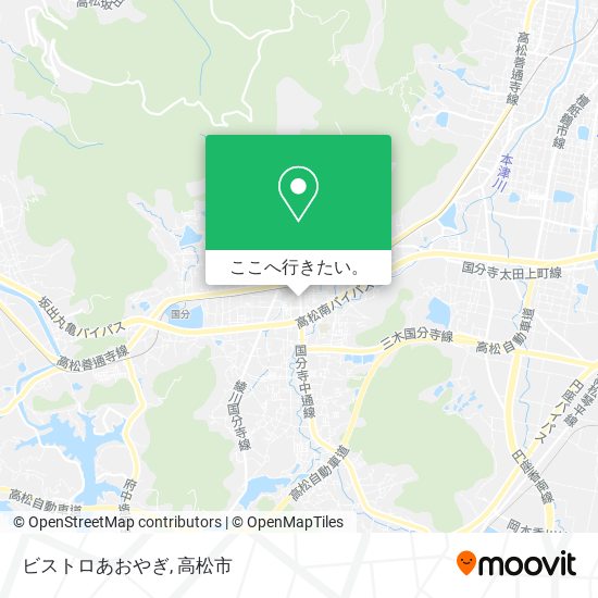 ビストロあおやぎ地図