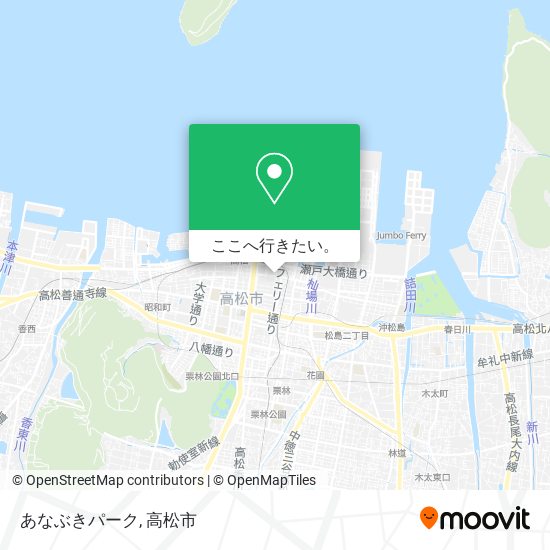 あなぶきパーク地図