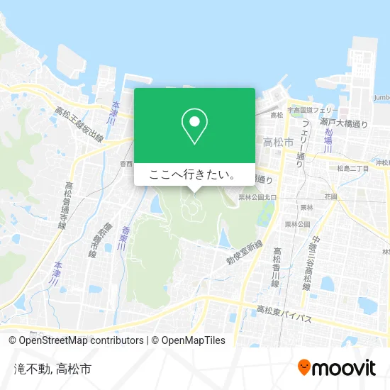 滝不動地図