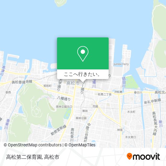 高松第二保育園地図