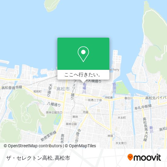 ザ・セレクトン高松地図