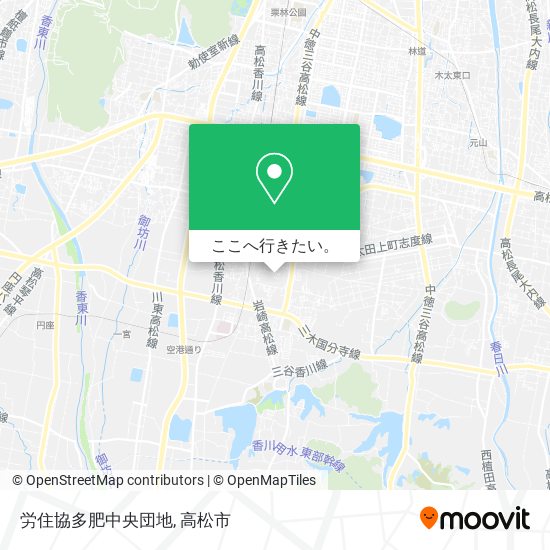 労住協多肥中央団地地図