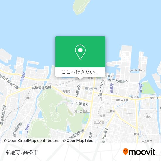 弘憲寺地図