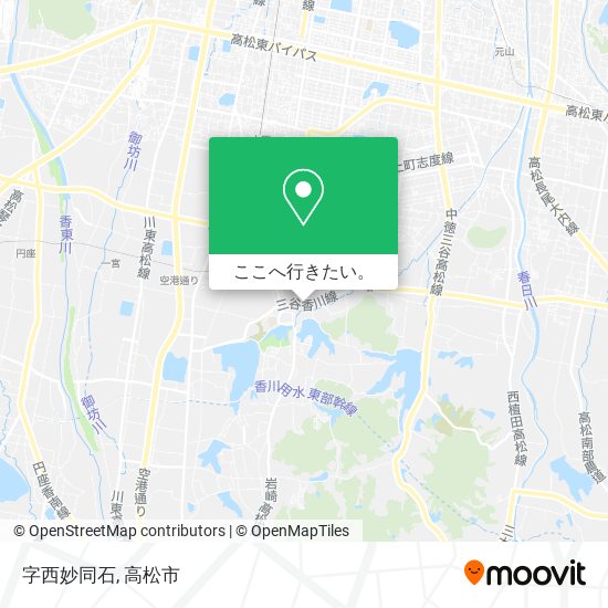 字西妙同石地図