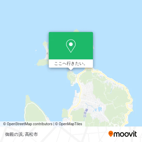 御殿の浜地図