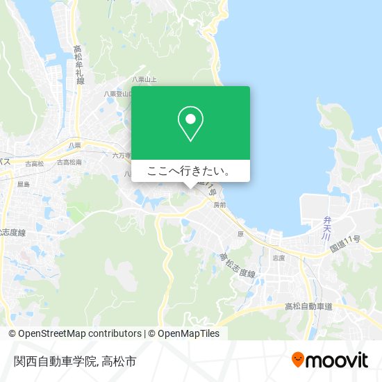 関西自動車学院地図