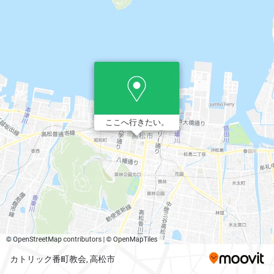 カトリック番町教会地図
