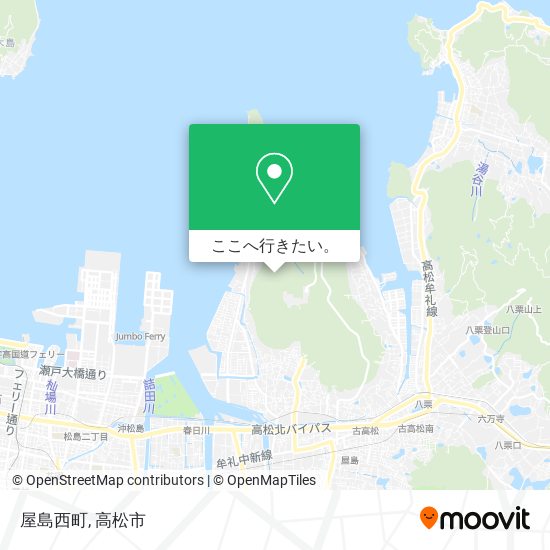 屋島西町地図