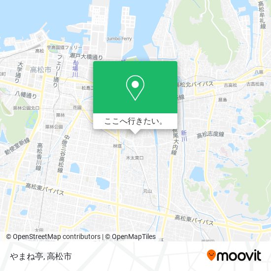 やまね亭地図