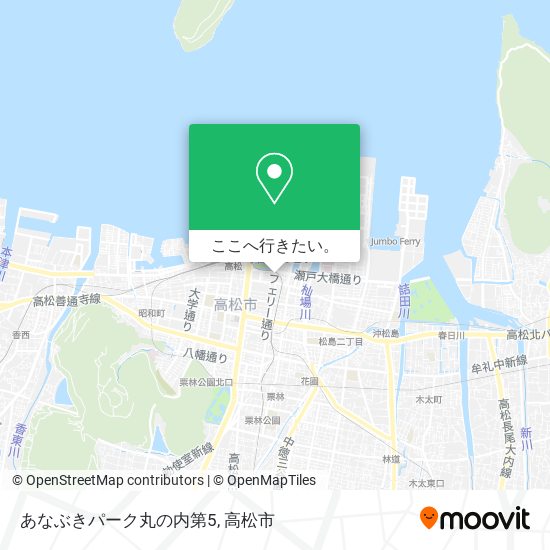 あなぶきパーク丸の内第5地図