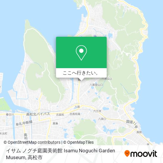 イサム ノグチ庭園美術館 Isamu Noguchi Garden Museum地図