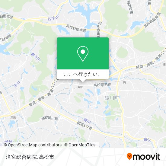 滝宮総合病院地図