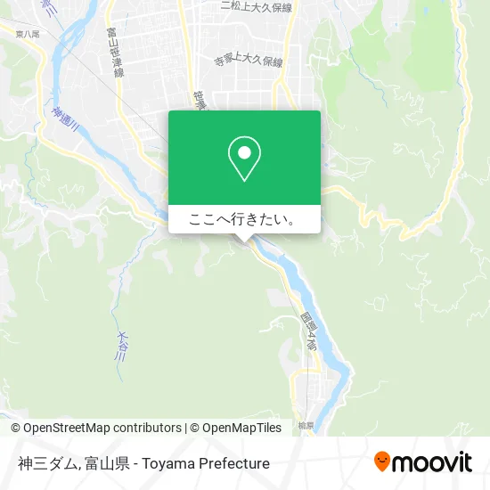 神三ダム地図