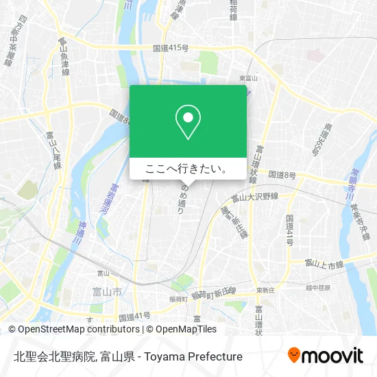 北聖会北聖病院地図