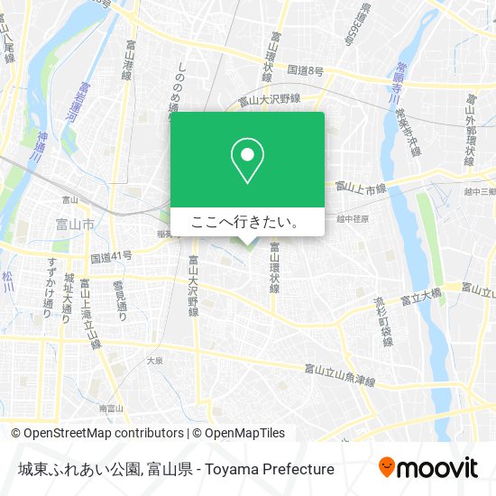 城東ふれあい公園地図