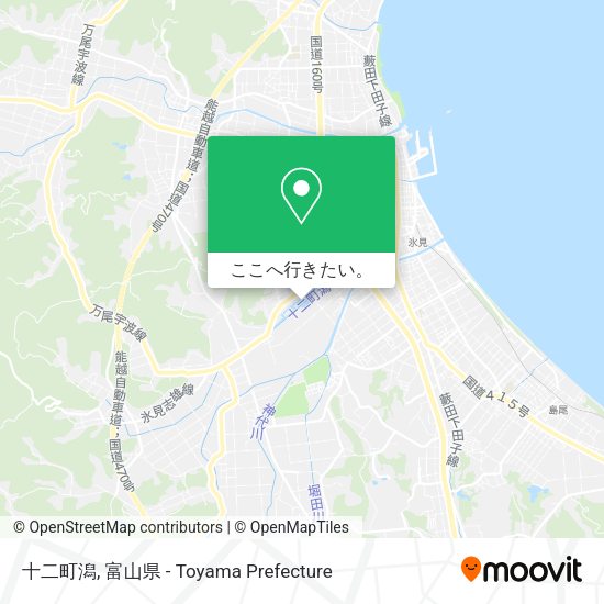 十二町潟地図