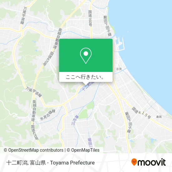 十二町潟地図