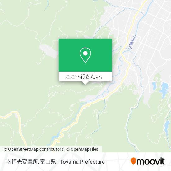南福光変電所地図