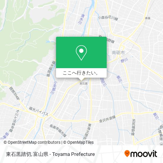 東石黒踏切地図