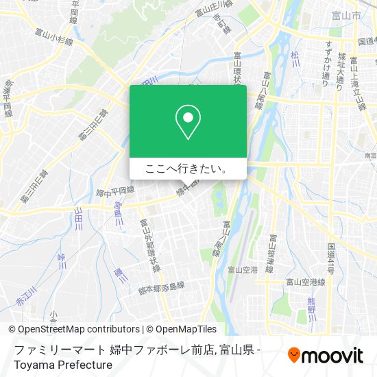 ファミリーマート 婦中ファボーレ前店地図