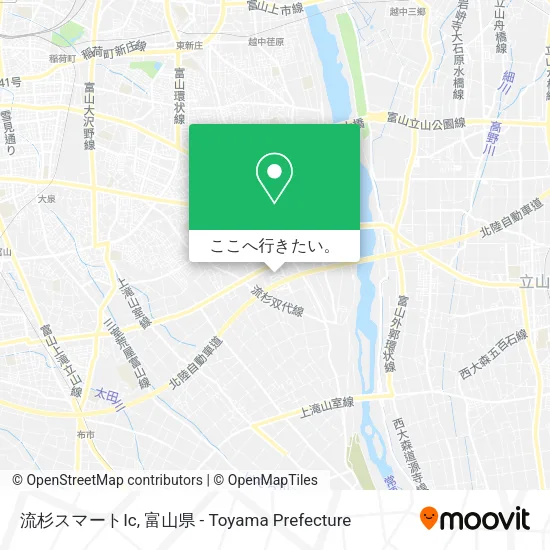 流杉スマートIc地図