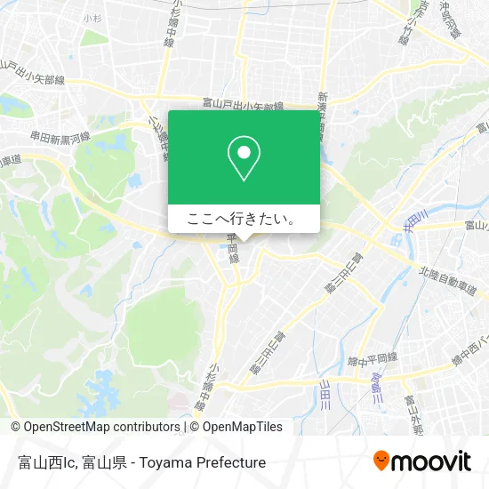 富山西Ic地図