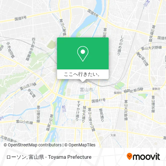 ローソン地図