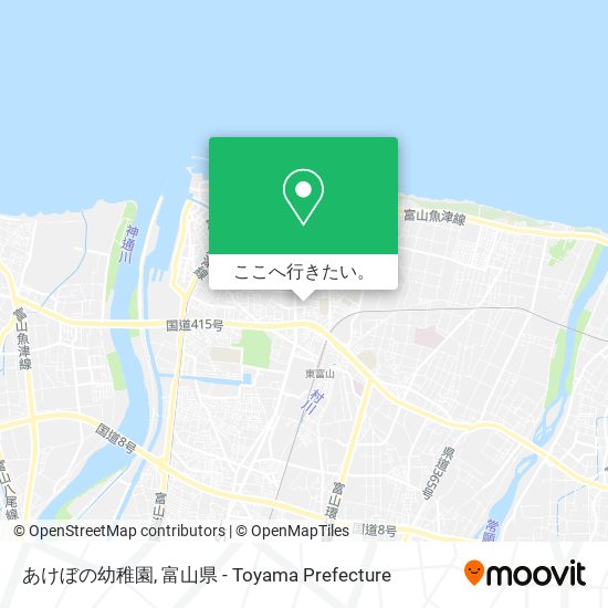 あけぼの幼稚園地図