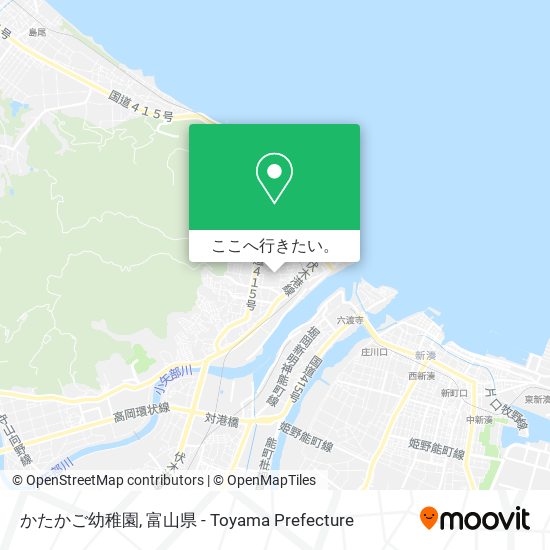 かたかご幼稚園地図