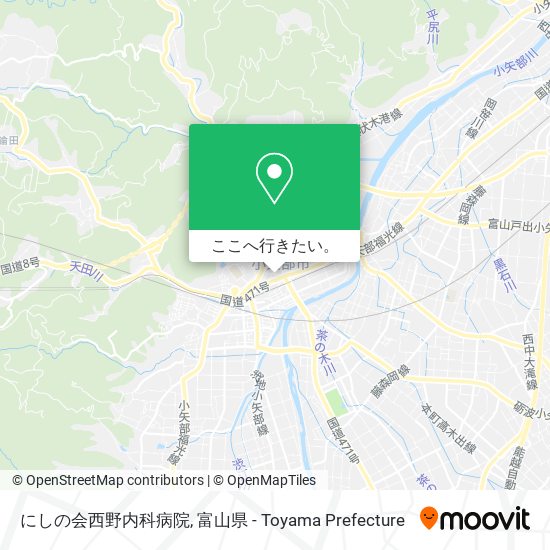 にしの会西野内科病院地図