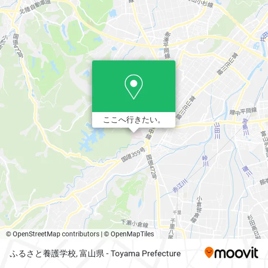 ふるさと養護学校地図