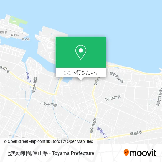 七美幼稚園地図