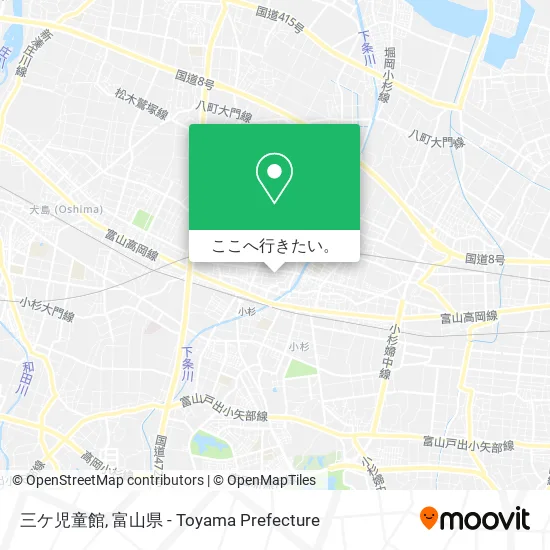 三ケ児童館地図