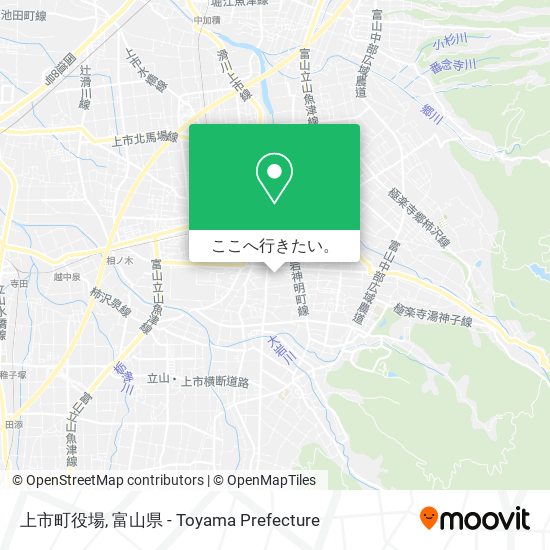 上市町役場地図