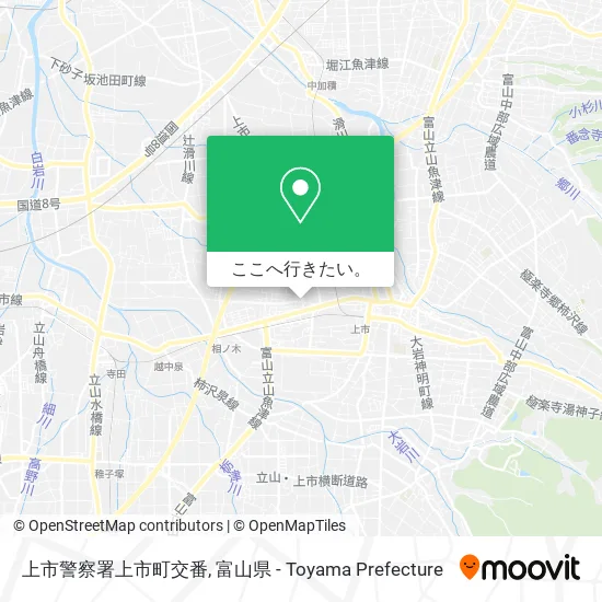 上市警察署上市町交番地図