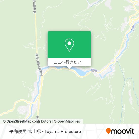 上平郵便局地図