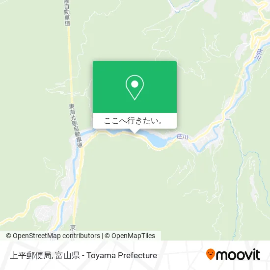 上平郵便局地図