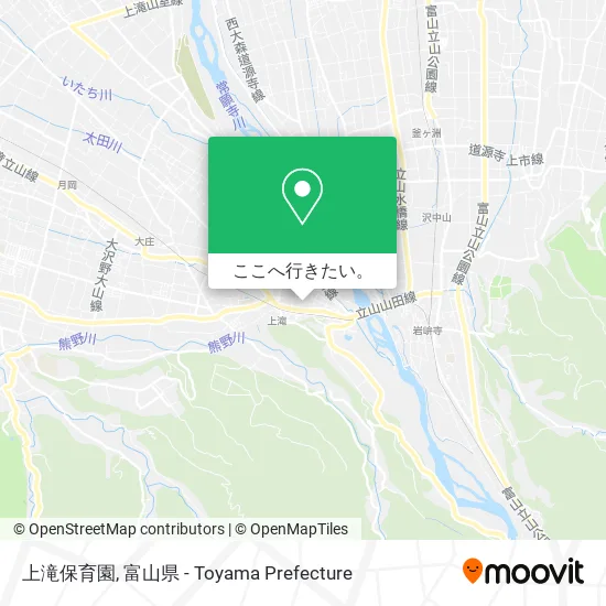 上滝保育園地図