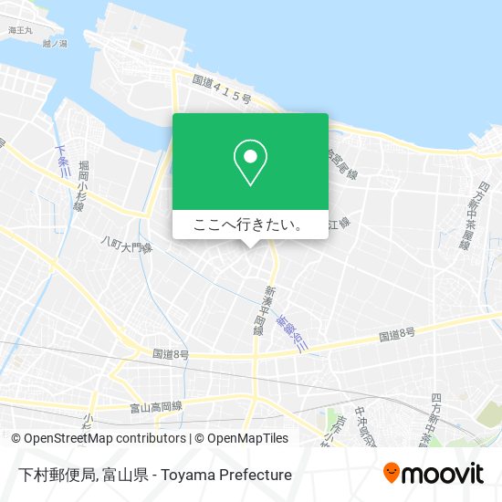 下村郵便局地図