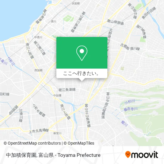中加積保育園地図