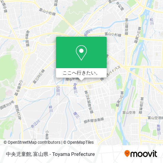 中央児童館地図