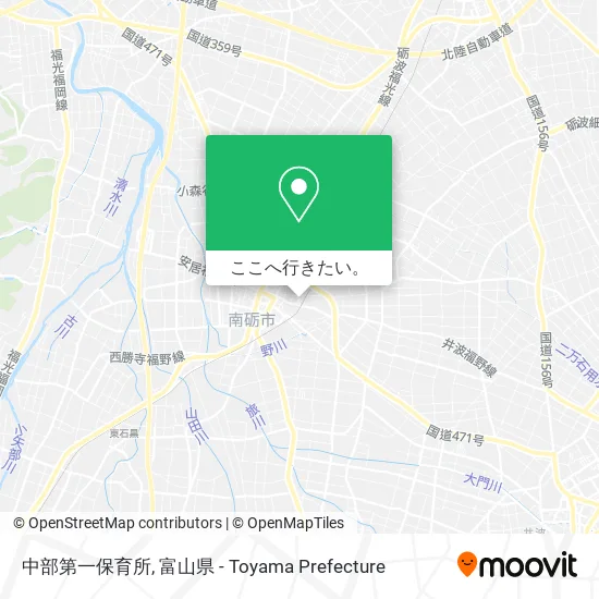 中部第一保育所地図