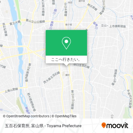五百石保育所地図