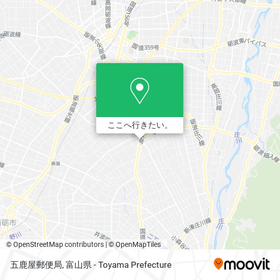 五鹿屋郵便局地図
