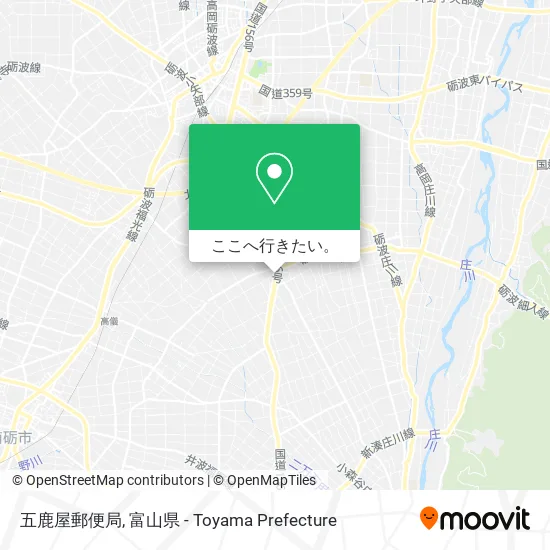五鹿屋郵便局地図
