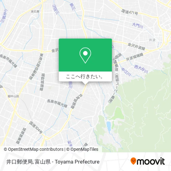 井口郵便局地図